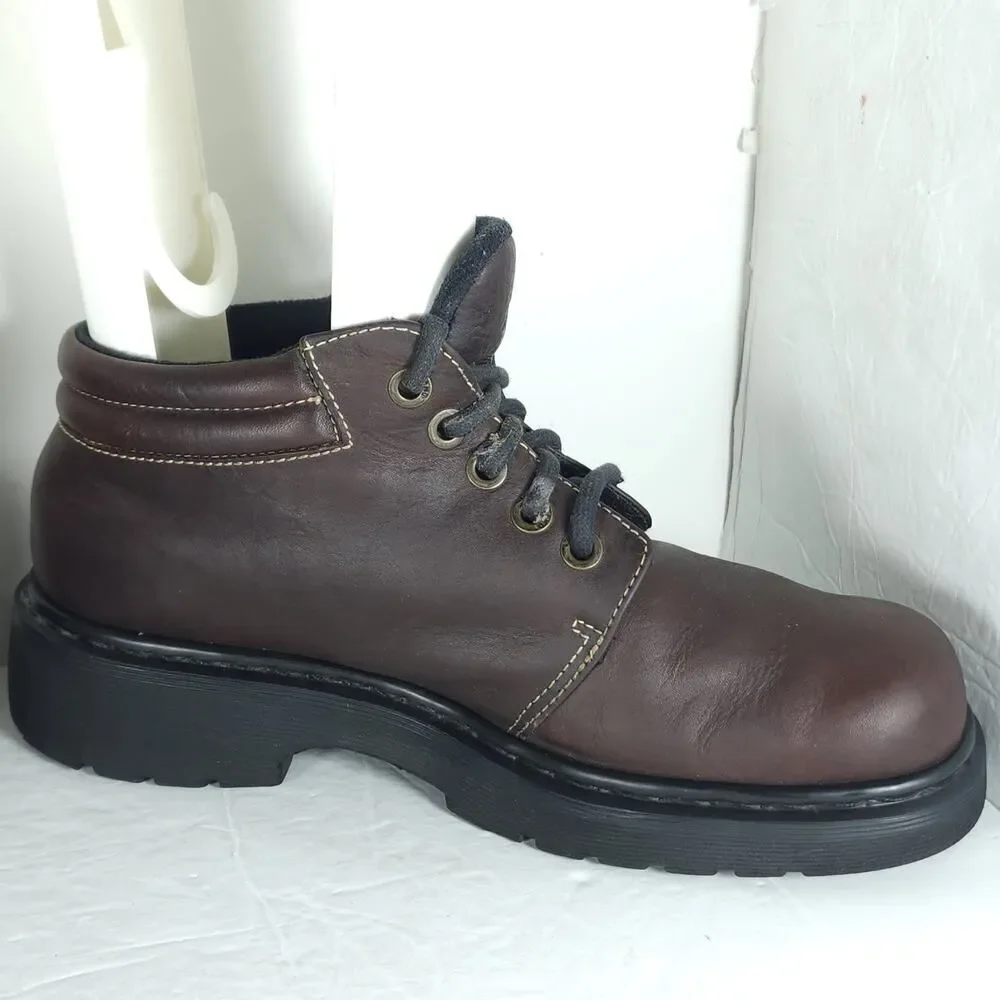 Dr. Martens Men's 9231 Vtg US 10 Uk 9 Brown Leather Chunky Work Boots England